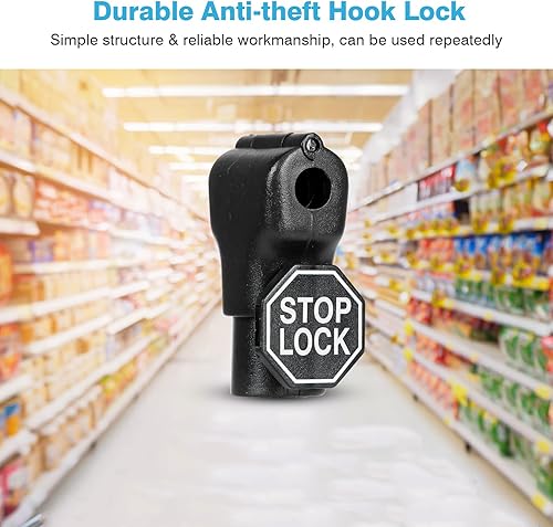 Miniatura 10 de IRONWALLS 200 cerraduras de gancho de clavija (rojo)