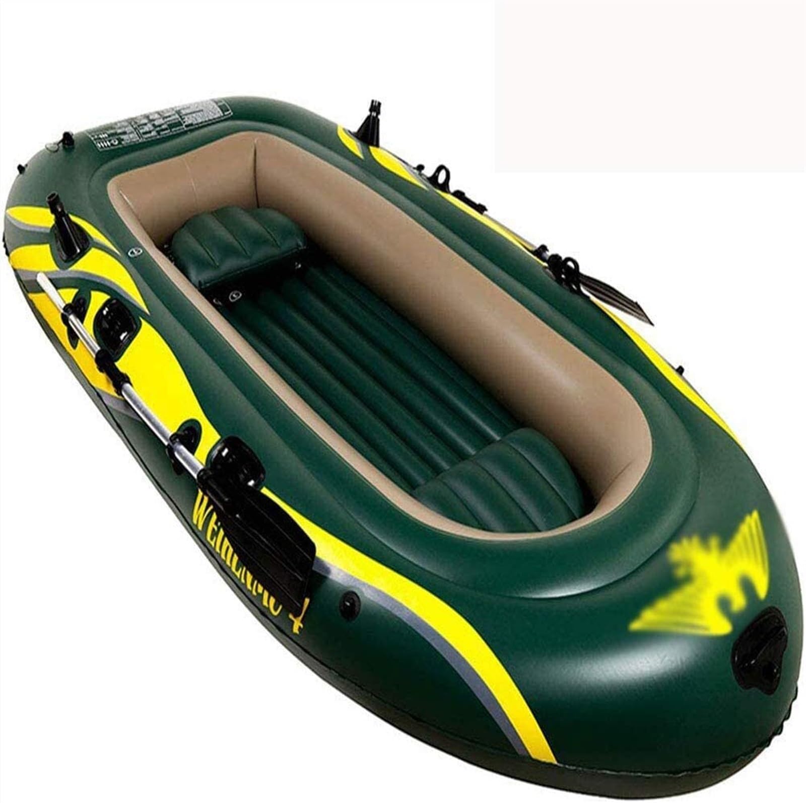 ELzEy Pesca for Adulti con gommone, Fiume con gommone Gonfiabile Wave Boat Gommone