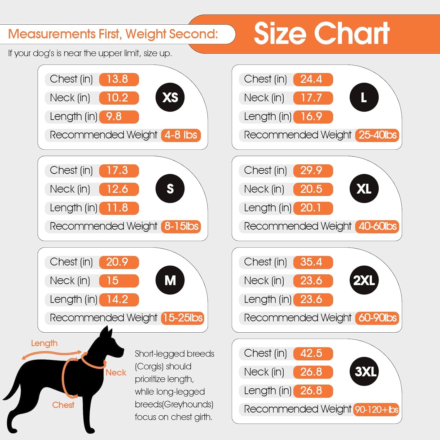 DENTRUN Dog Coat with Harness Built in, Windproof Water-Repellent Winter Dog Jacket with Reflective Strips & Fleece Lined, Plush Turtle Neck for Small Dogs, Orange, XS - Image 7