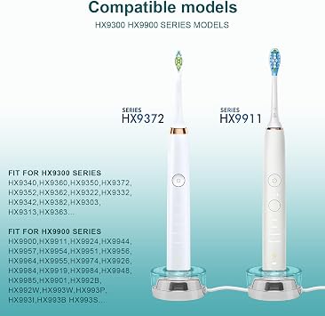 Toothbrush Charger for Philips Sonicare Diamondclean Toothbrush, Sonic Care CBA1001 Charger for HX9901 HX9903 HX9924 HX9954 HX9957 HX9984 HX992W HX993B,Compatible All HX99xx Series Toothbrush