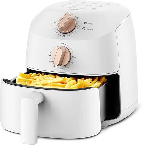 COMFEE' Compact 2.1 Quart Air Fryer with 12 Menu Options,