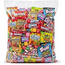 Assorted Candy Bag Individually Wrapped Bulk Mix of Sour, Chewy & Fruity Candy Favorites Perfect for Sharing, Gifting & Everyday Snacking 2 Pounds