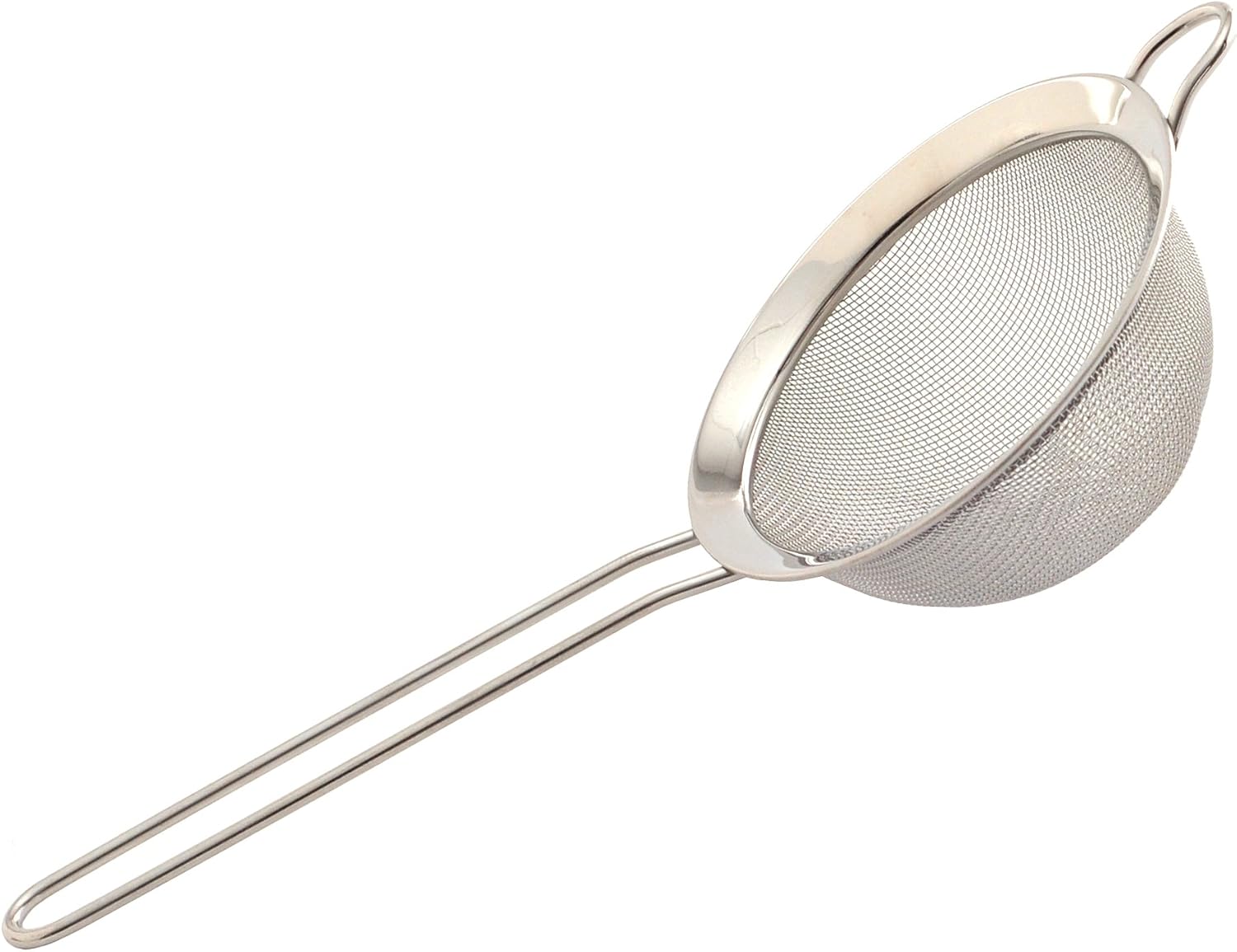 Norpro Stainless Steel Strainer, 4-inch, Silver, 1 Count (Pack of 1)