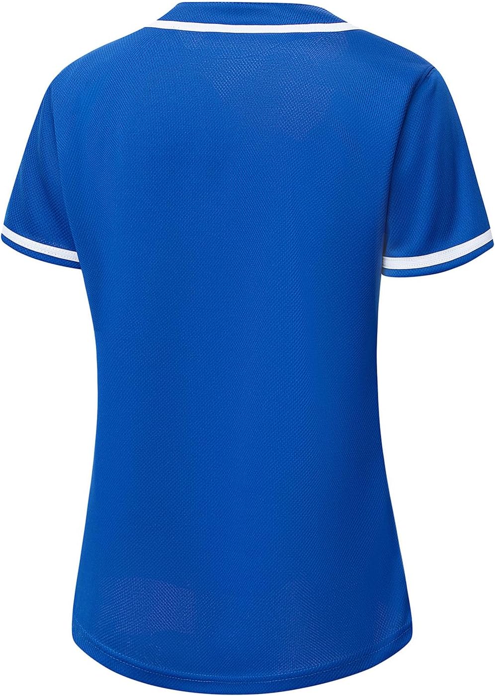 YWIES Womens Button Down Baseball Jersey, Blank Softball Team Uniform, Hip Hop Hipster Short Sleeve Active Shirts