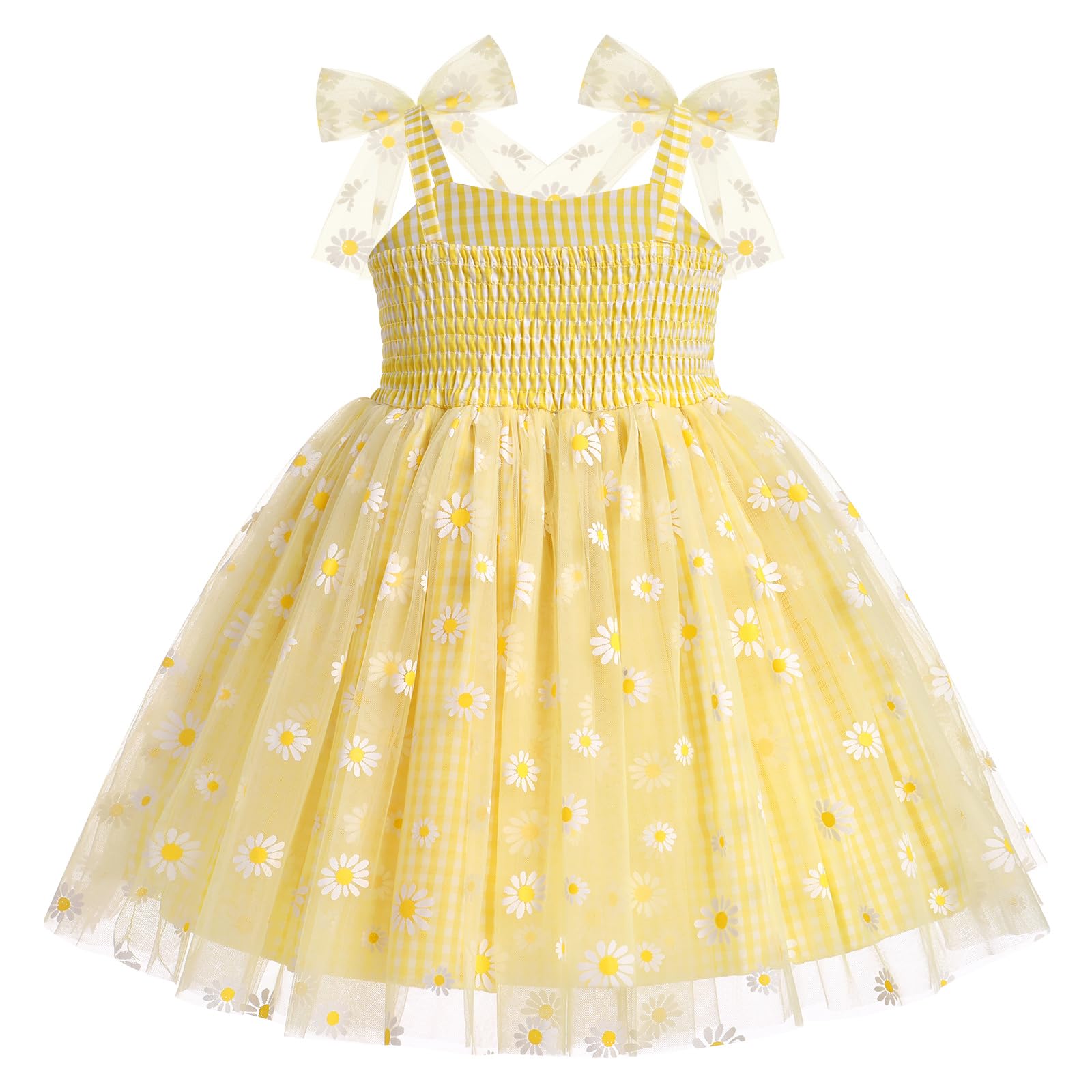 Odizli Vestito da bambina senza maniche con paillettes glitterate principessa, tutù in tulle,
