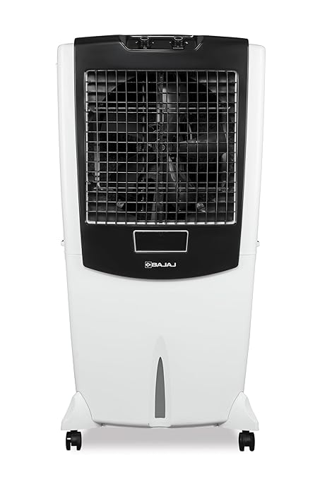 Bajaj DMH 115 Litre Desert Air Cooler for home with Dura Marine Pump| 3-Yr Warranty | Hexacool & TurboFan Technology | Inverter Compatibility | Ice Chamber | 3-Speed Control | White Cooler for room