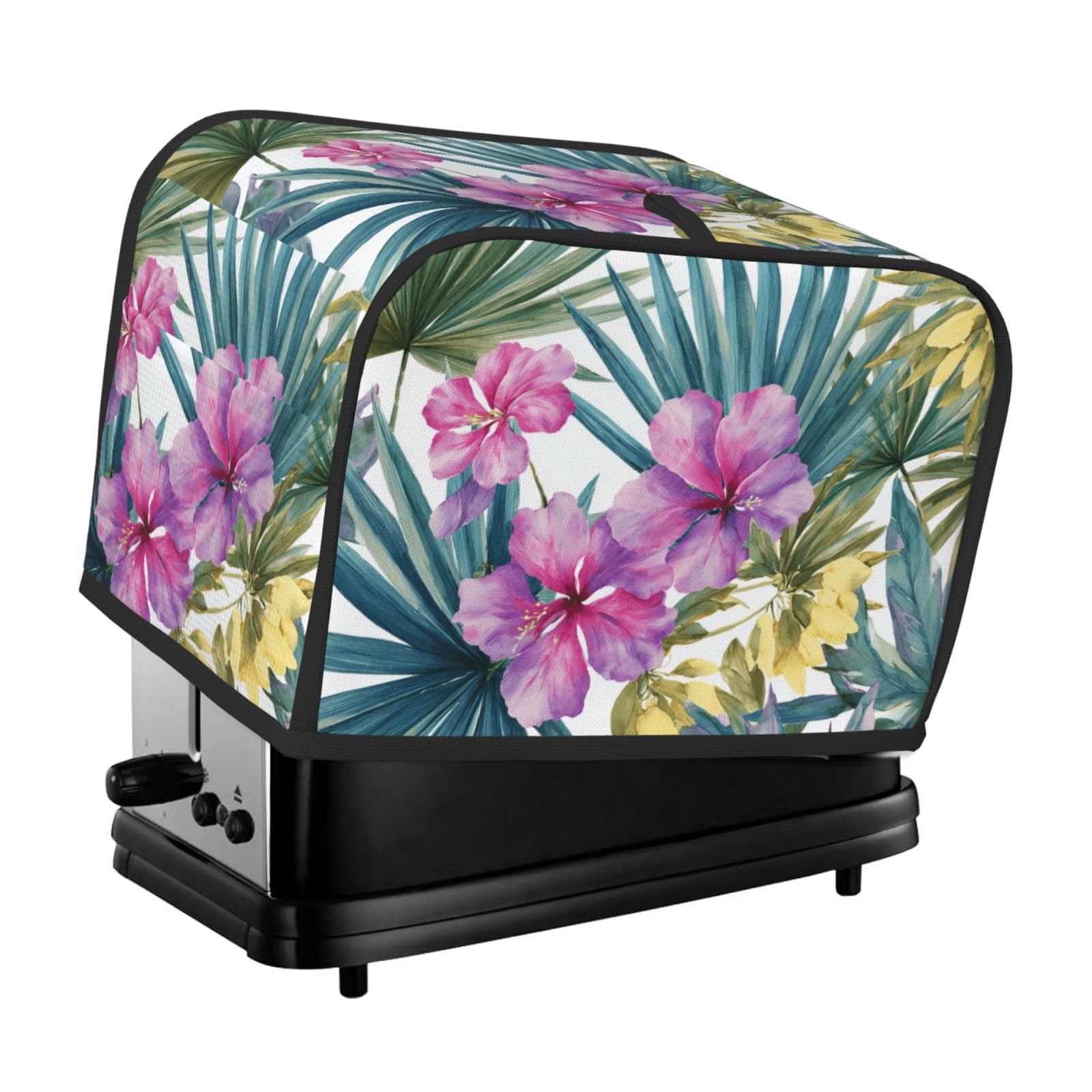 Smazdfxx As Pic Tropical Floral And Palm Leaves Toaster Cover 2 Slice Toaster Covers Bread Maker Cover Kitchen Small Appliance Covers Kitchen Accessories