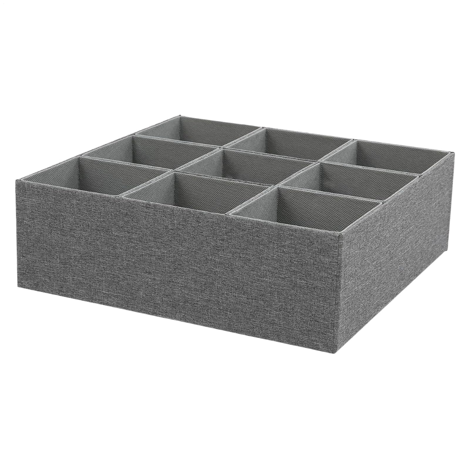 Organizer intimo cassetto Contenitore Scatola A 9 Scomparti | Organizer per Calzini da Cassetto Contenitore Reggiseni Mutandine Bikini Abbigliamento Per Armadio Cassettiera Camera Bagno