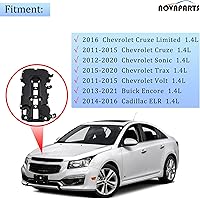 Vista 2 de NOVAPARTS Kit de cubierta de válvula de motor con juntas y pernos para Chevrolet Chevy Cruze Sonic Volt Trax Buick Encore Cadillac ELR 1.4L 25198877