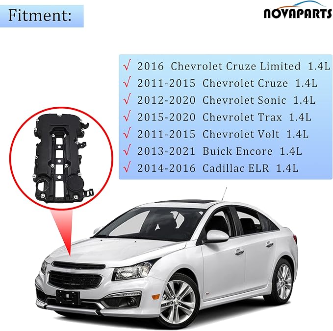 For 20122015 Chevrolet Sonic Valve Cover 69327NW 2013 2014 Parts