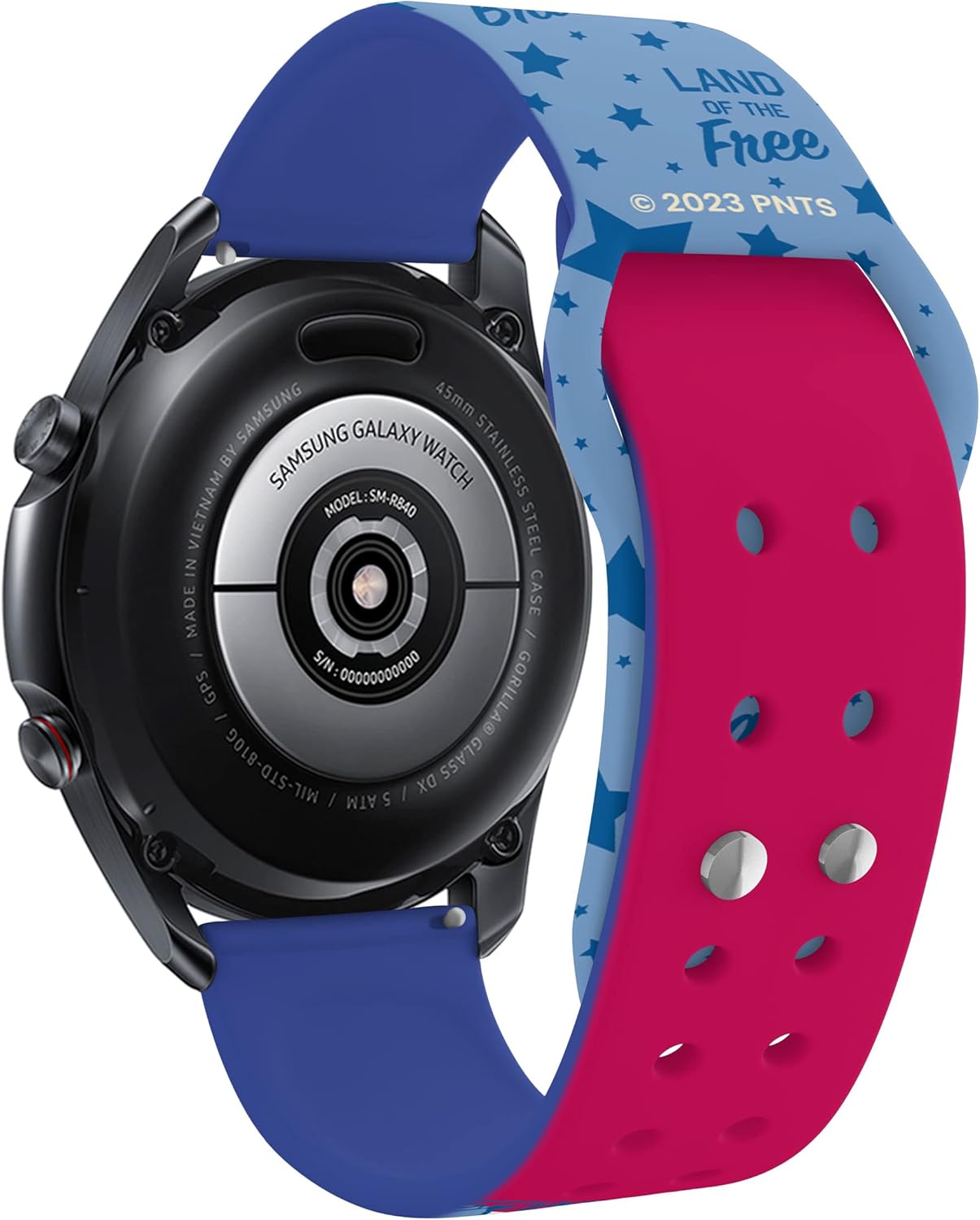 Affinity Bands Peanuts Patriotic HD Watch Band Compatible with Samsung Galaxy Watch