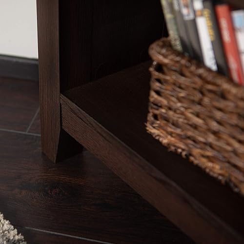 Miniatura 6 de Walker Edison Milton Classic - Esquinero clásico para TVs de hasta 65 pulgadas 58 pulgadas con 2 estantes color espresso