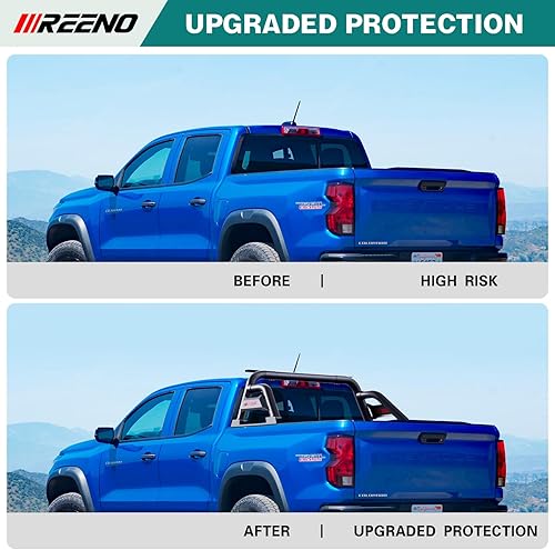 Miniatura 5 de Barra antivuelco  Barra enrollable ajustable deportiva para camioneta de tamaño mediano compatible con Tacoma, Ford Ranger, Canyon, Nissan Frontier,