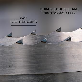 Wood-Mizer 144 Sawmill Bandsaw Blades 5-Pack - DoubleHard 10 All-Purpose Sawing