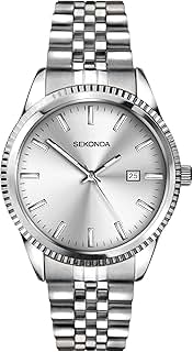 King Classic Men's 40mm Quartz Watch with Analogue Date Disp