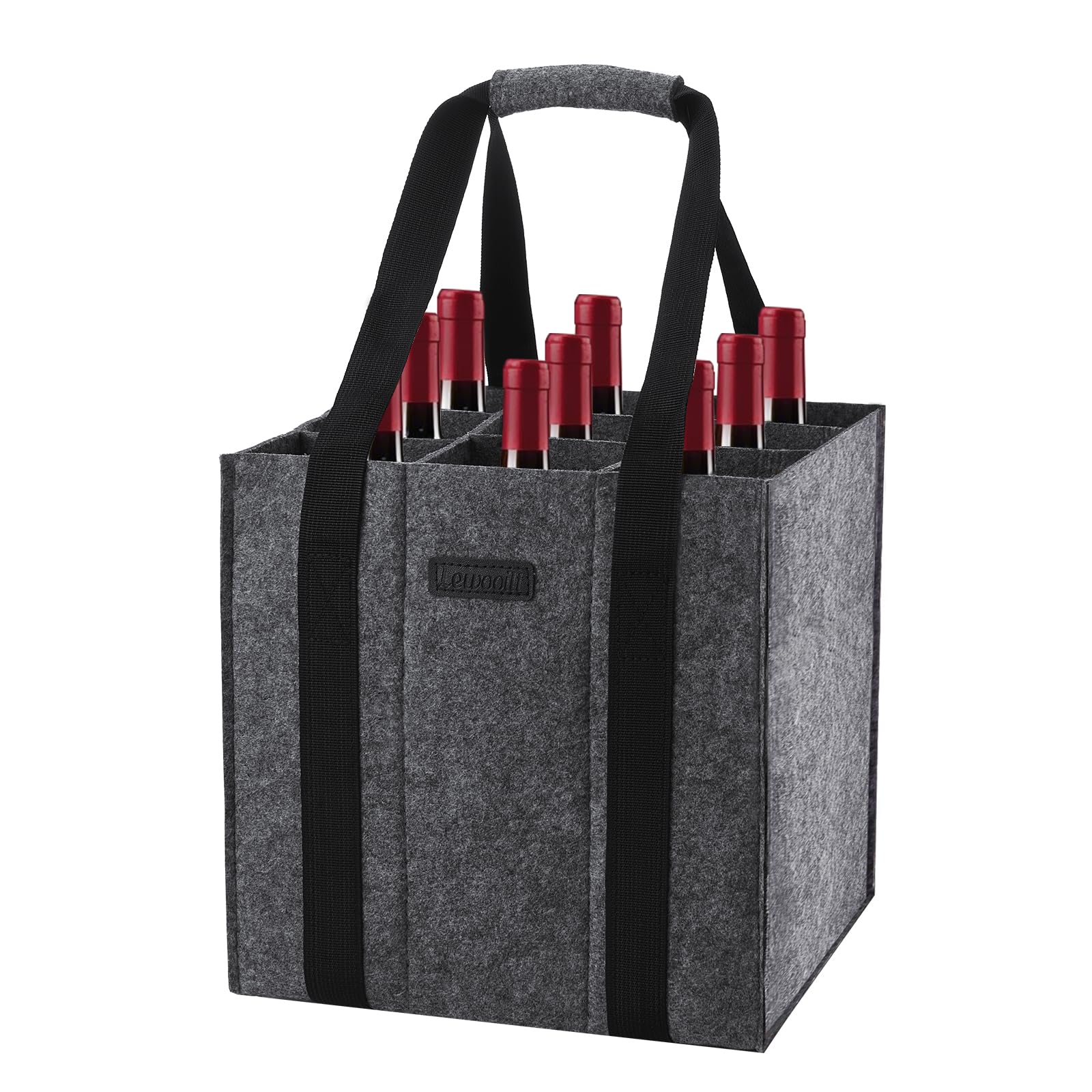 Lewooilt Bottle Bag 9 Compartments