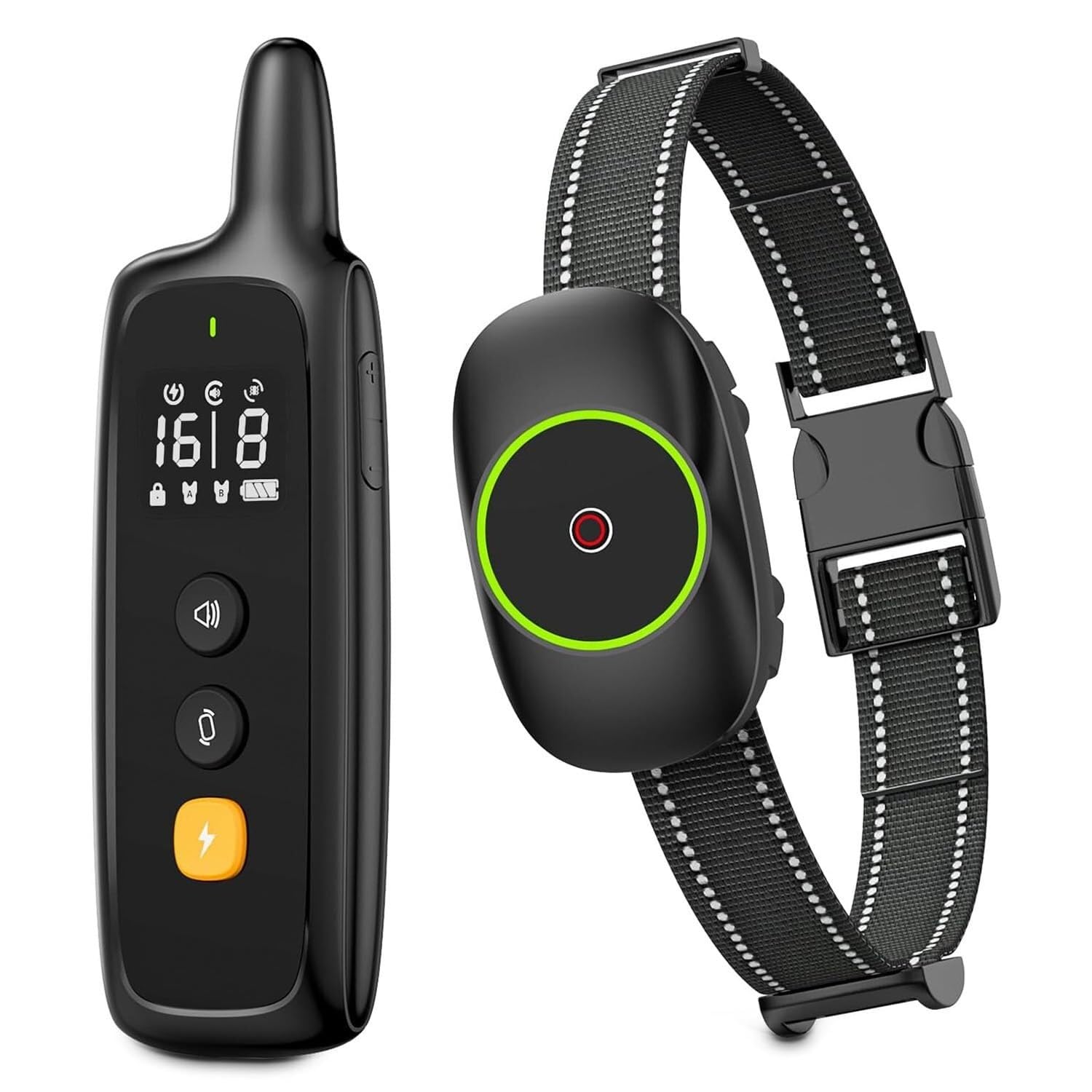 Waterproof Rechargeable Dog Training Collar with Remote Control - 3 Adjustable Safety Mode Shock Collar for Small Medium