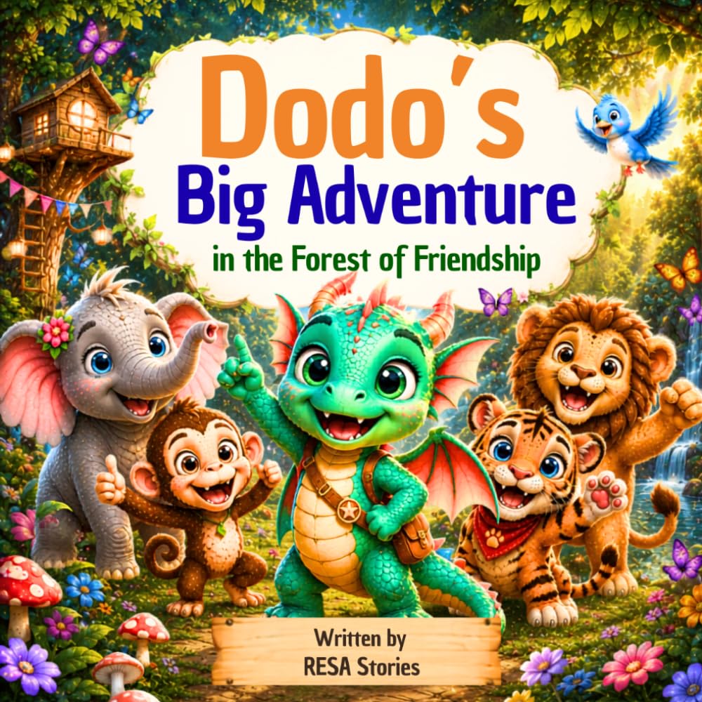 Dodo’s Big Adventure in the Forest of Friendship: A Brave Little Dragon Story About Courage, Friendship, and Believing in Yourself