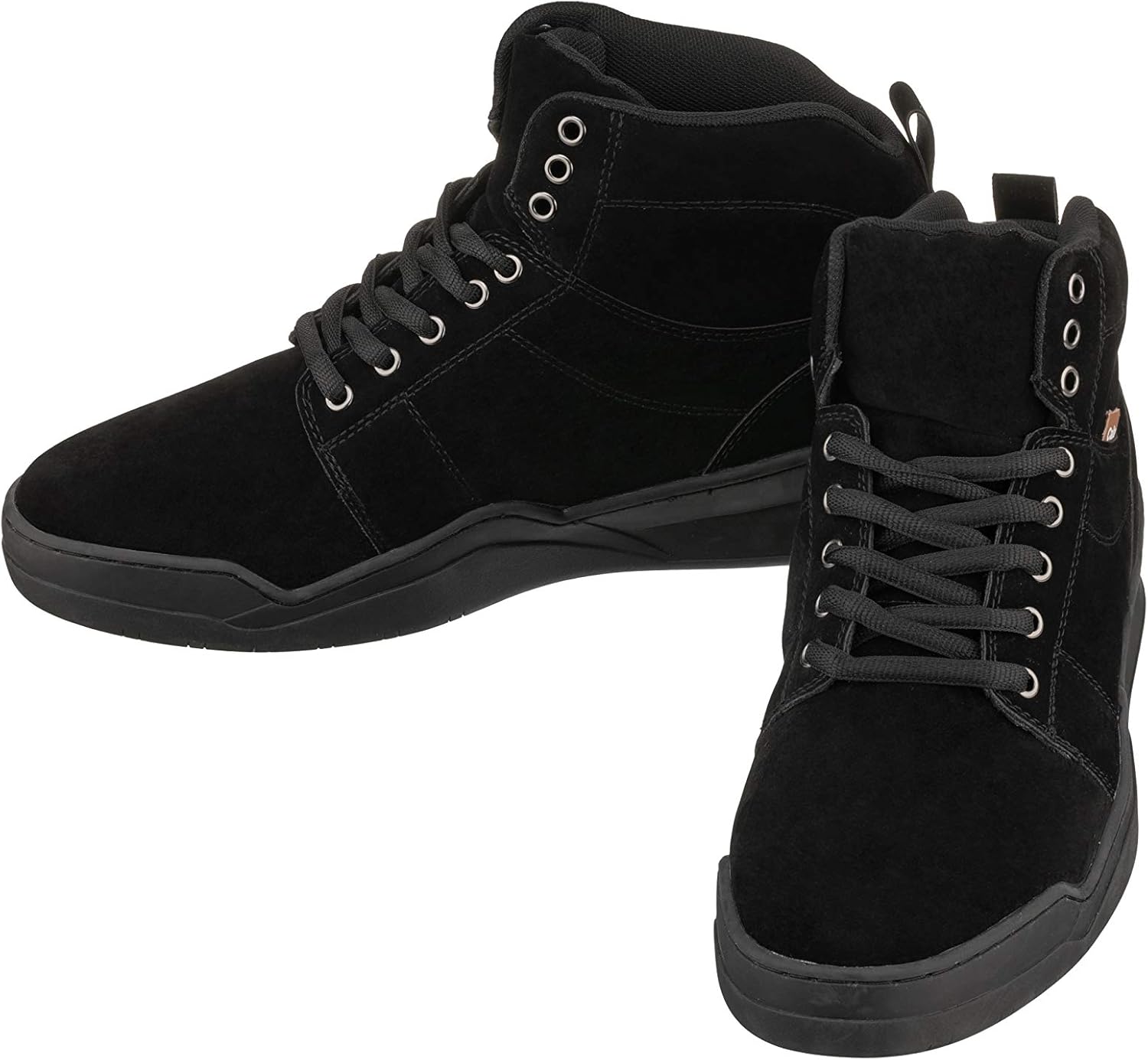 CALTO Men's Invisible Height Increasing Elevator Shoes - Black Athletic Ankle Top Sneaker Boots - 2.6 Inches Taller - H3124- Size 9 D(M) US - Image 5