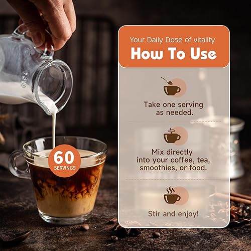 Miniatura 7 de Café de hongos Café instantáneo en polvo de hongo melena de león, reishi, chaga, cordyceps y cola de pavo Alternativa para la energía, claridad