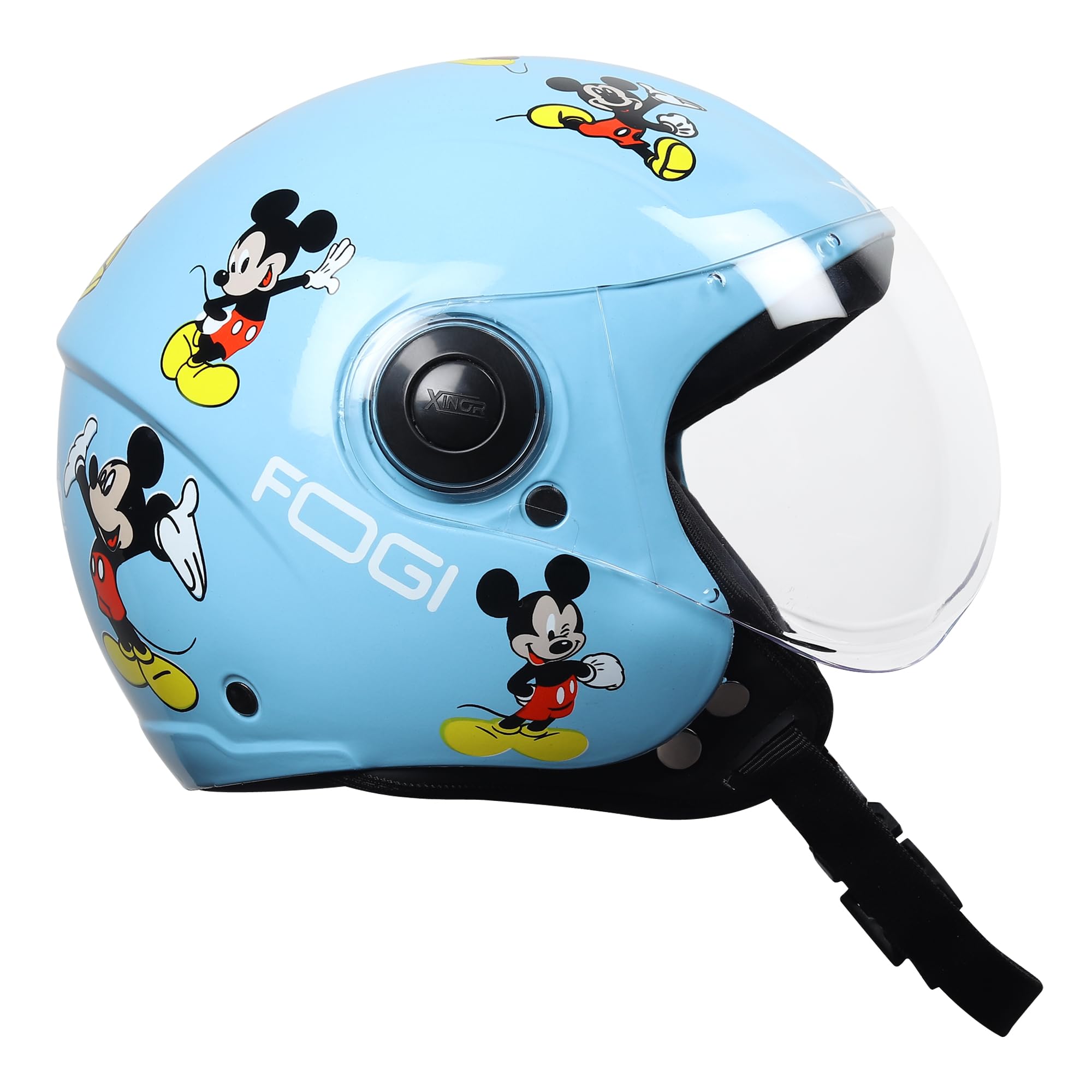 XINOR Kids Bike Helmet by Fogi Isi Certified Ages 6-14 Years Mickey Mouse Design - Xs (Yellow Motorcycling) (B0D52B17R5) Amazon Price History, Amazon Price Tracker