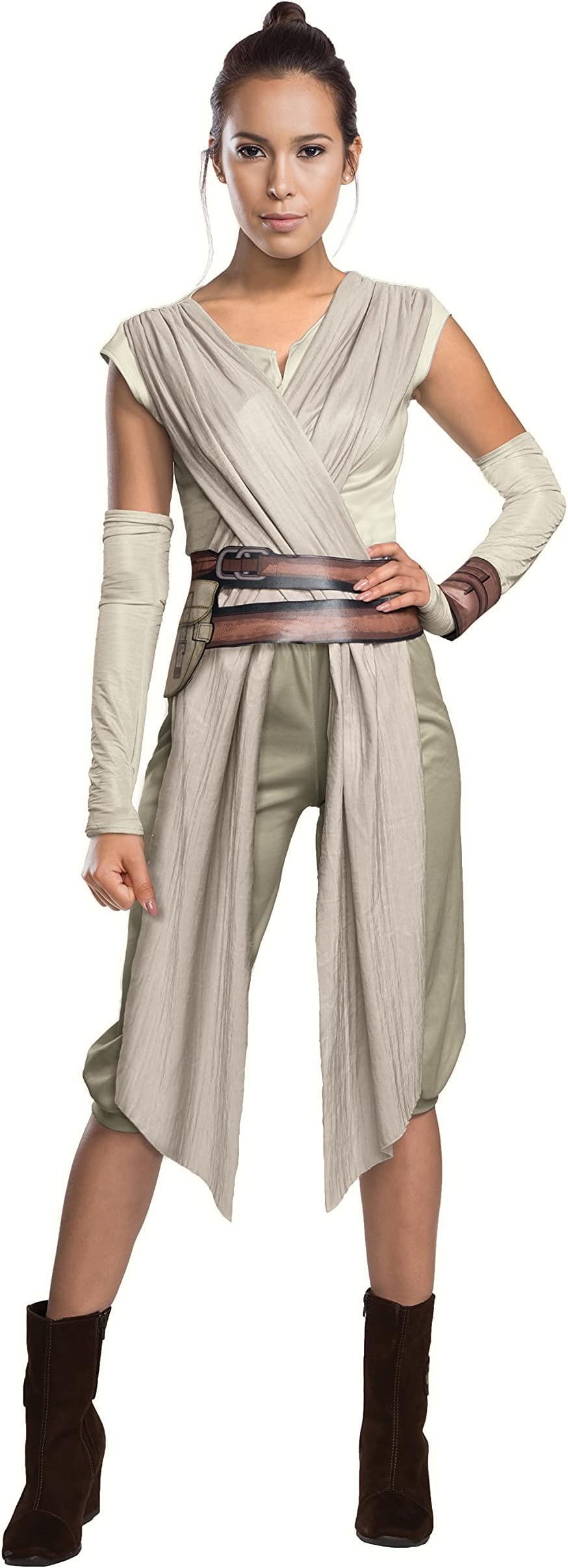 Official Star Wars Deluxe Rey Ladies Costume, Adult Fancy Dress