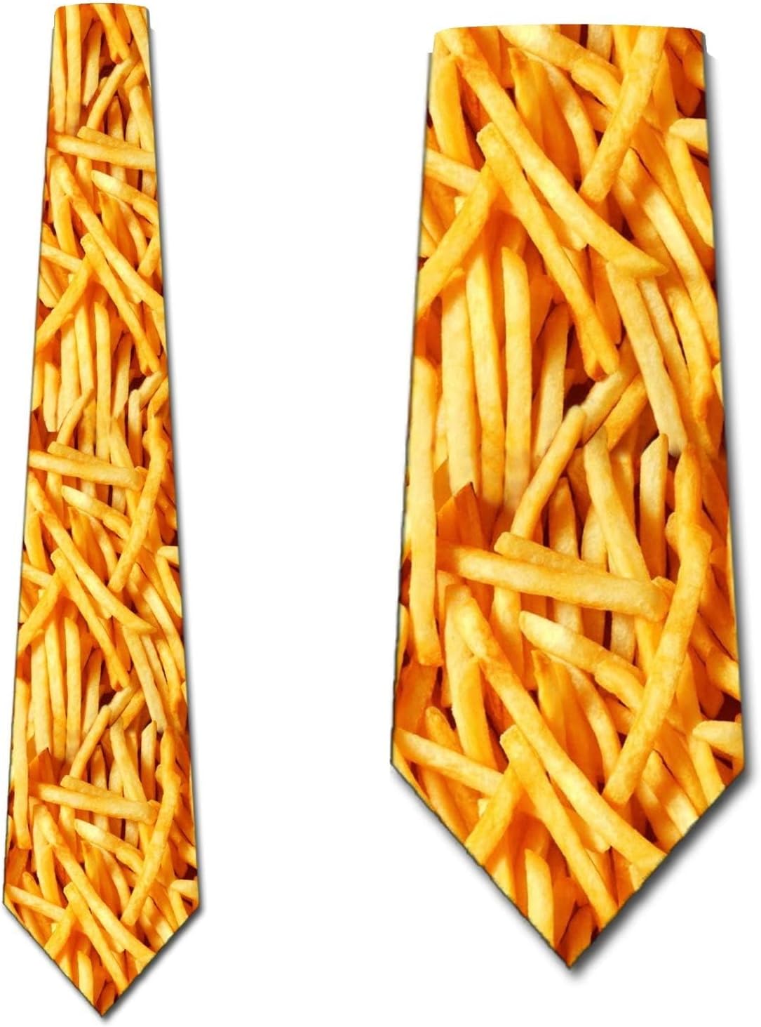 Three Rooker French Fry Ties Mens Fries Necktie Food Tie
