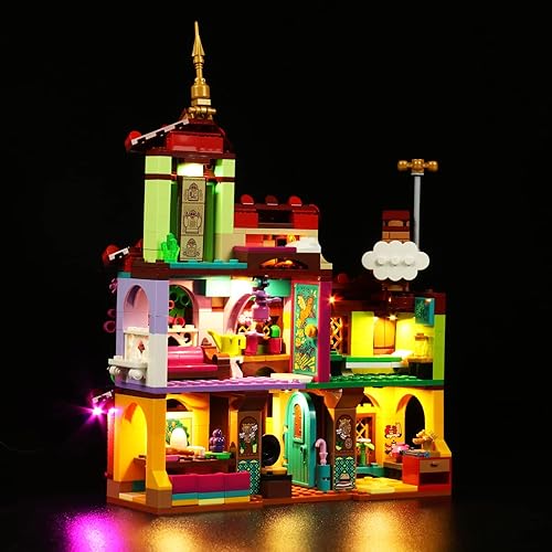 BrickBling Luz LED compatible con Lego Encanto House 43202 Kit de construcción, iluminación Encanto House, un gran complemento compatible con Lego