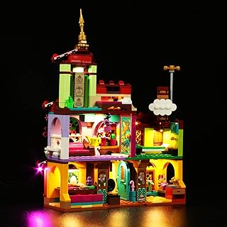 BrickBling LED Light for Lego Encanto House 43202 Building Kit, Encanto Lego House Lighting, A Great Add-On for Lego Madrigal House-Upgraded Version Lighting (No Model)
