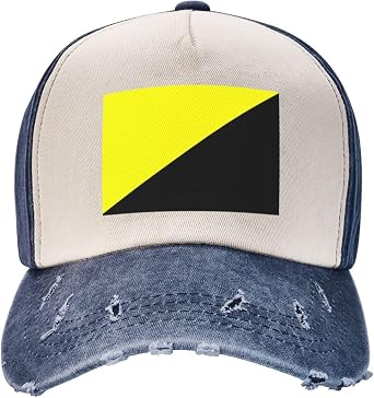 Ancap Flag Baseball Cap Dad Hat Adjustable Classic Cotton Curved Brim Hat Men Women