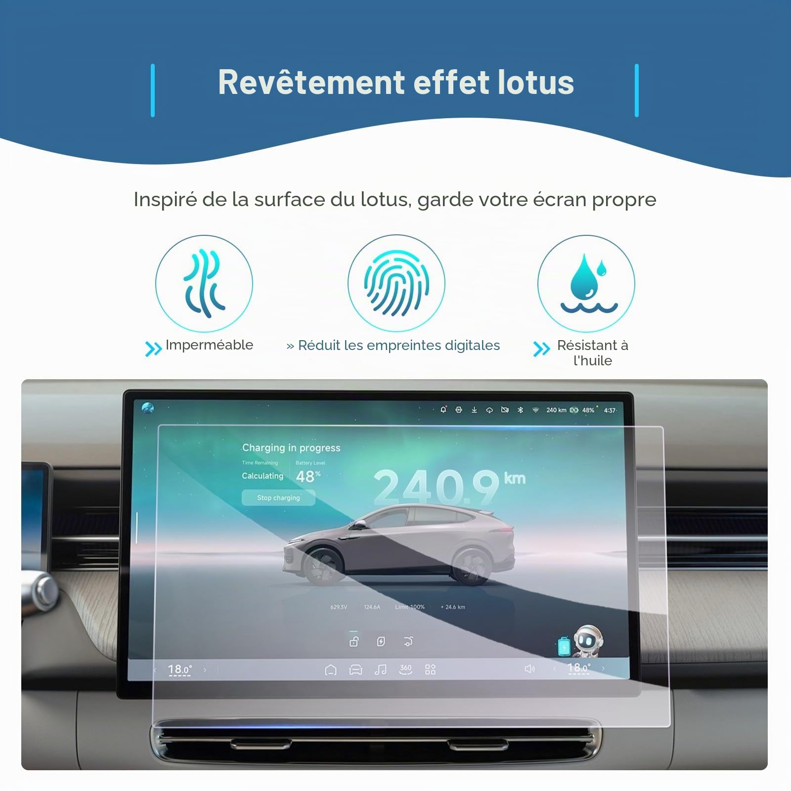 GAFAT Compatible avec le nouveau film de protection d'écran de navigation 2025 Xpeng G6 2026 2027 15,6", en verre trempé pour écran tactile X peng 2026 15,6", accessoires Xpeng G6, HD, résistant aux