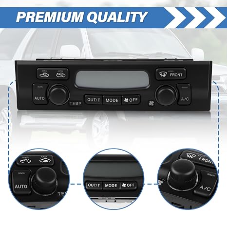 55900-35360 A/C Heater Climate Control Module Panel Switch Compatible with Toyota 4Runner 1999 2000 2001 2002, HVAC AC Temperature Control Module, Replace for 55910-35230 55910-35231 655-50917