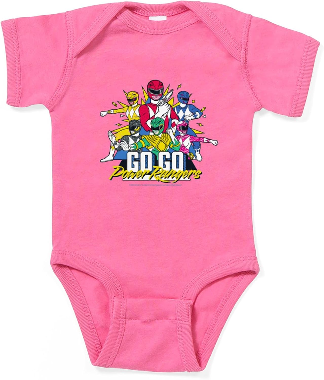 CafePress Go Go Power Rangers Group Shot Cute Infant Bodysuit Baby Romper