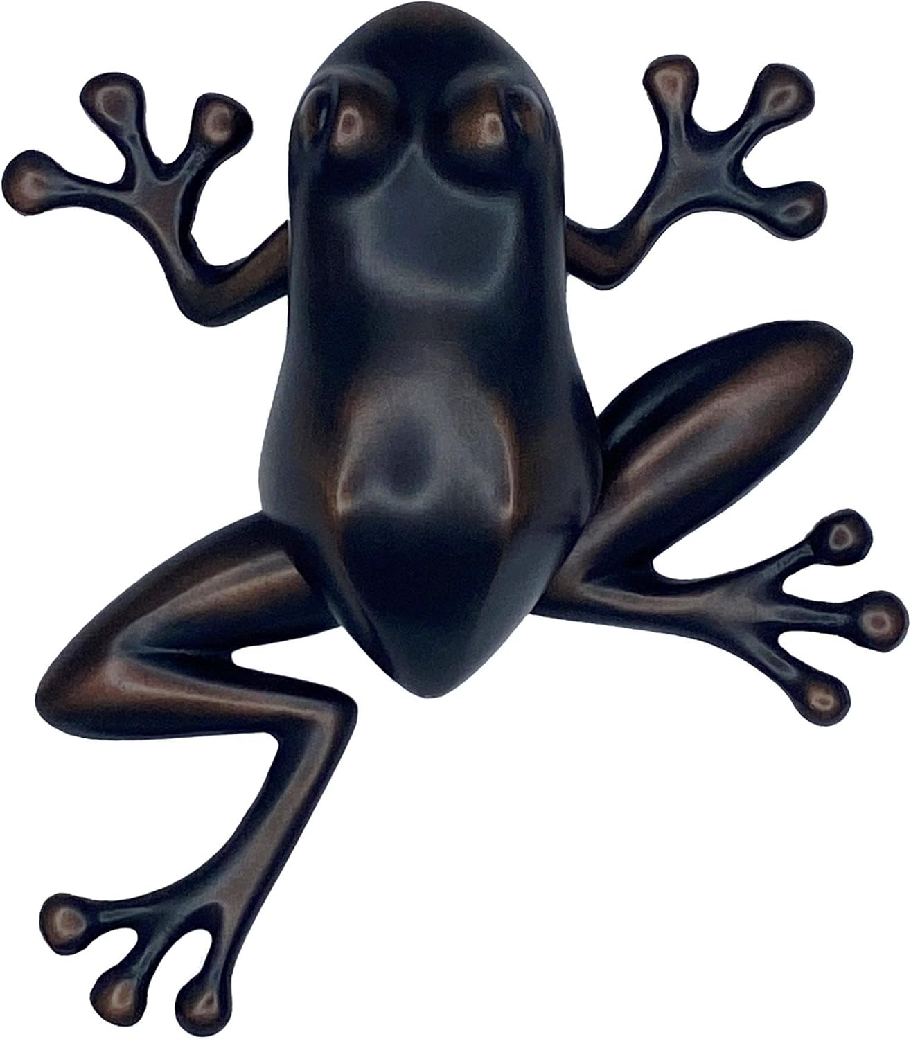 Tree Frog Door Knocker - Oiled Bronze (Premium Size)