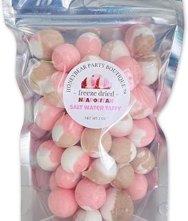 Freeze Dried Neapolitan Candy Taffy - Chocolate Vanilla Strawberry 2 oz bag