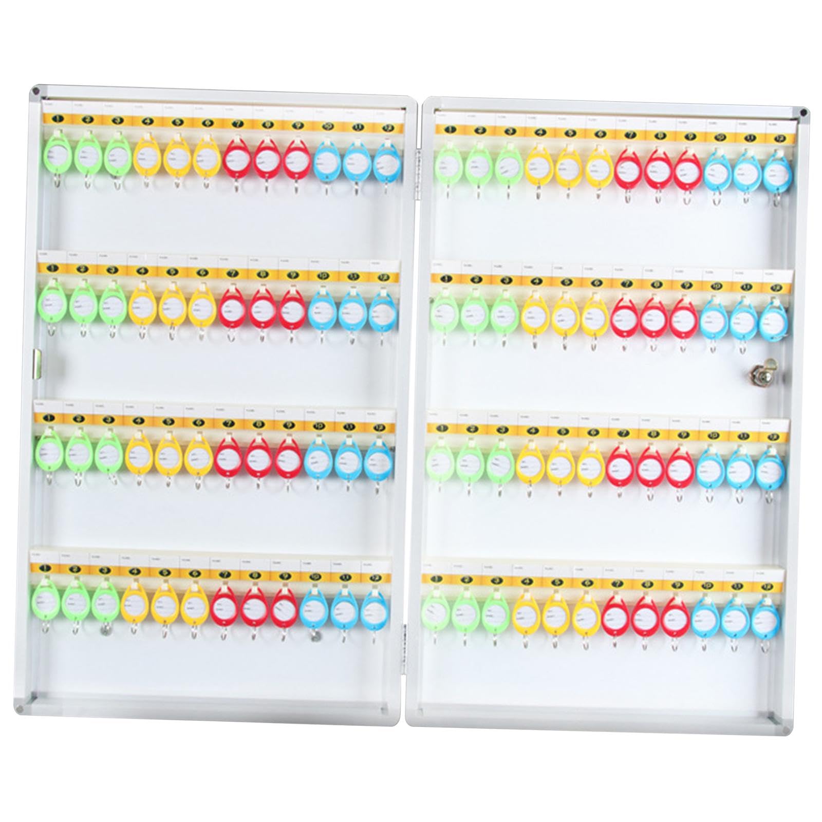 Key Lock Box Wall Mounted Key Keep Case for Apartment Hotel Property Managers 96 Position | Lock Boxes | Access Control Equipment | Facility Maintenance & Safety-image-5