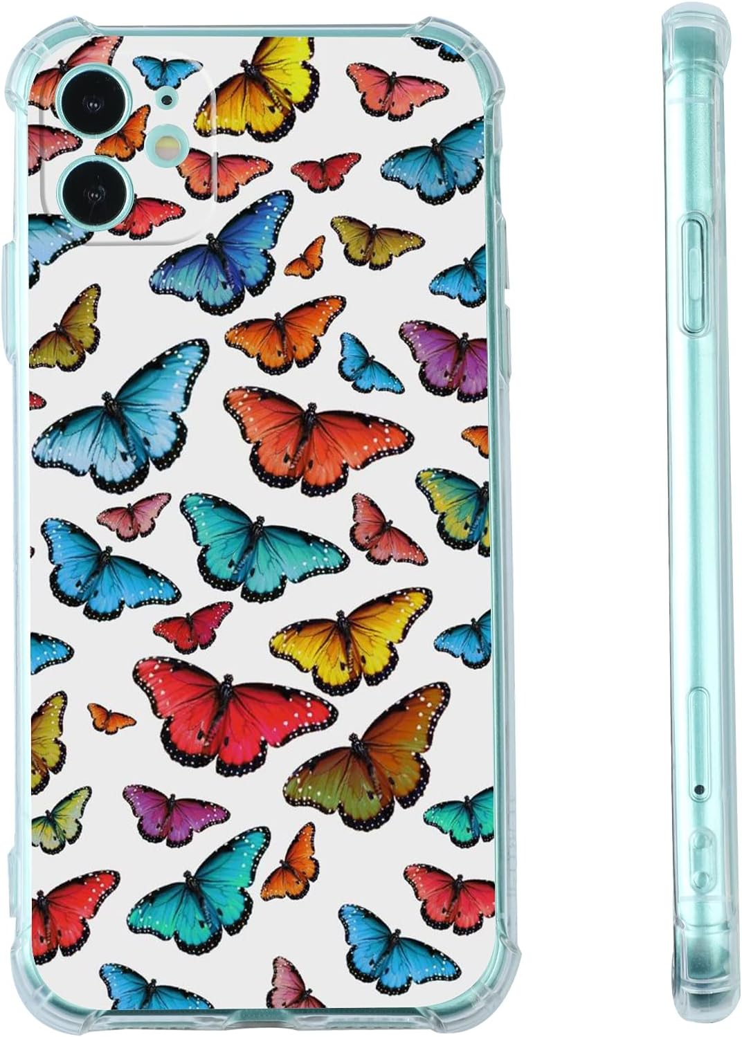 Amazon Com For Butterfly Iphone 11 Case Retro Aesthetic Cool Cute Flower Butterflies Phone Case Designer For Iphone 11 For Girls Women Teen Unique Trendy Soft Tpu Phone Case Cover Cell Phones