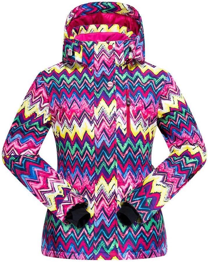 RIUIYELE Kids Ski Jacket Winter Snow Coat Detachable Pants for Snowboarding Girl's and Boys Waterproof Windproof