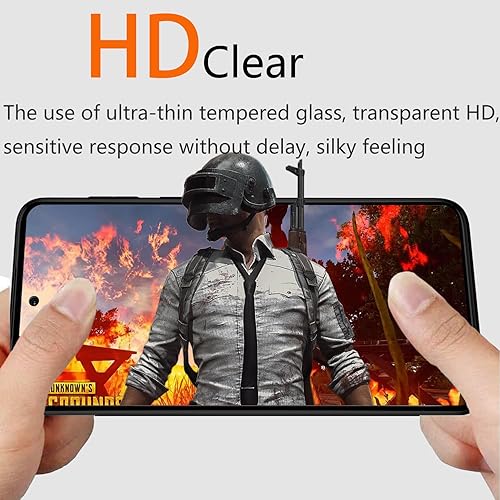Miniatura 4 de Paquete de 3 protectores de pantalla de vidrio templado para Motorola Moto G 5G (2023), antiarañazos, sin burbujas