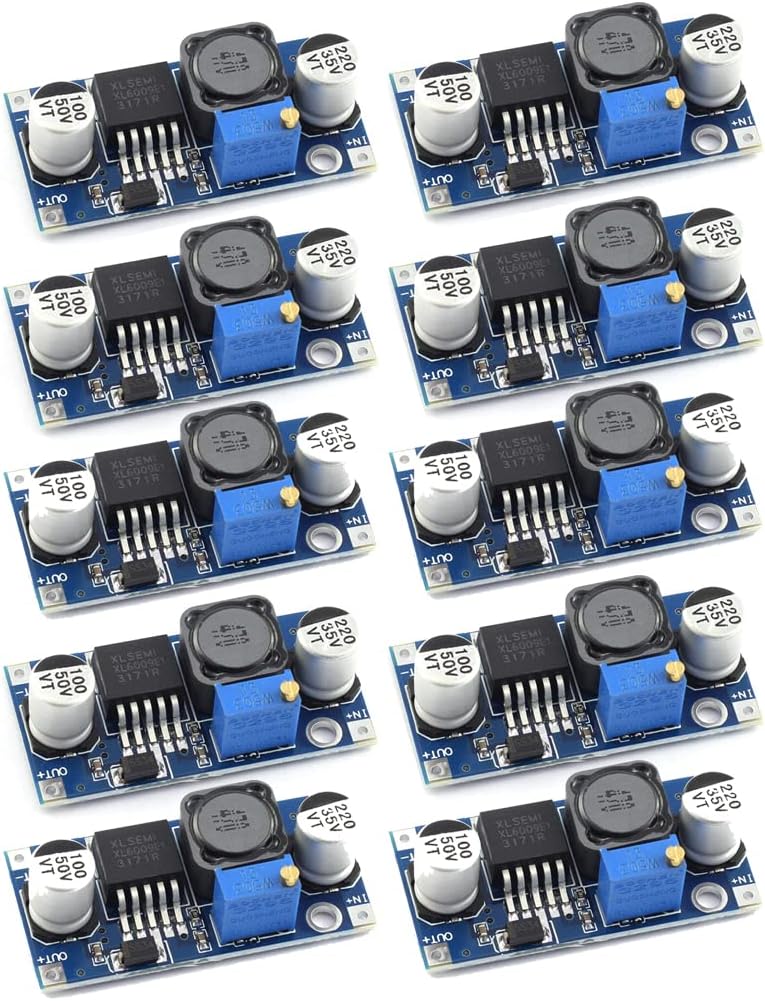 DC-DC Adjustable Step-up boost Power Converter Module XL6009 Replace LM2577