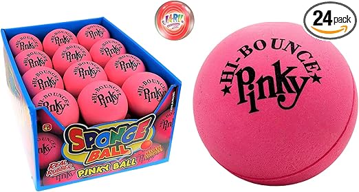 JA-RU Hi-Bounce Pink Bouncy Ball (24 Units) Rubber Bouncy Balls for Kids. Sports & Outdoor Play Toys. Pinky Ball Massage Therapy Stress Relief Toy. Bulk Party Favors. 976-24p