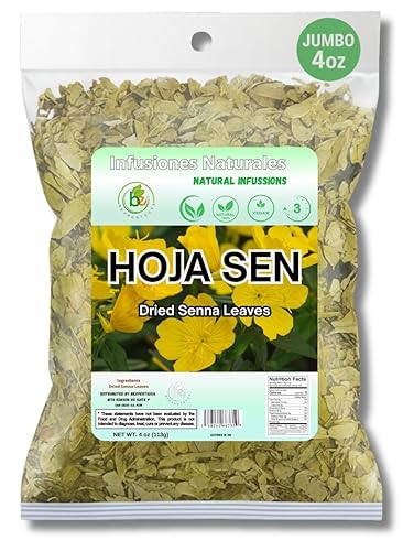 Miniatura 8 de Hoja de Sen Té (Senna Leaf Tea)  4 oz (113 g)  100% Natural, Vegano, Sin Gluten  Hojas de Senna Secas  Té de Hierbas Suelto Sin Cafeína  por