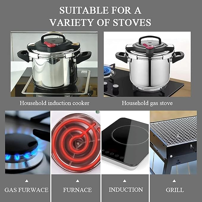 Olla a Presión Acero Inoxidable 4L QHEVLXQI miniatura 7