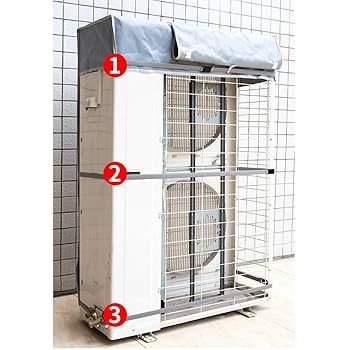 Housse De Protection Climatiseur Extérieur BPILOT - PVC Imperméable Anti-UV Avec Câble Acier | Pour Unités Mini Split