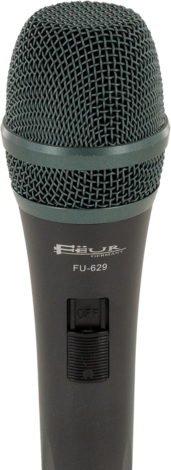 FEUR Professional Microphone Cardioid Dynamic Unidirectional Vocal (FU-629)