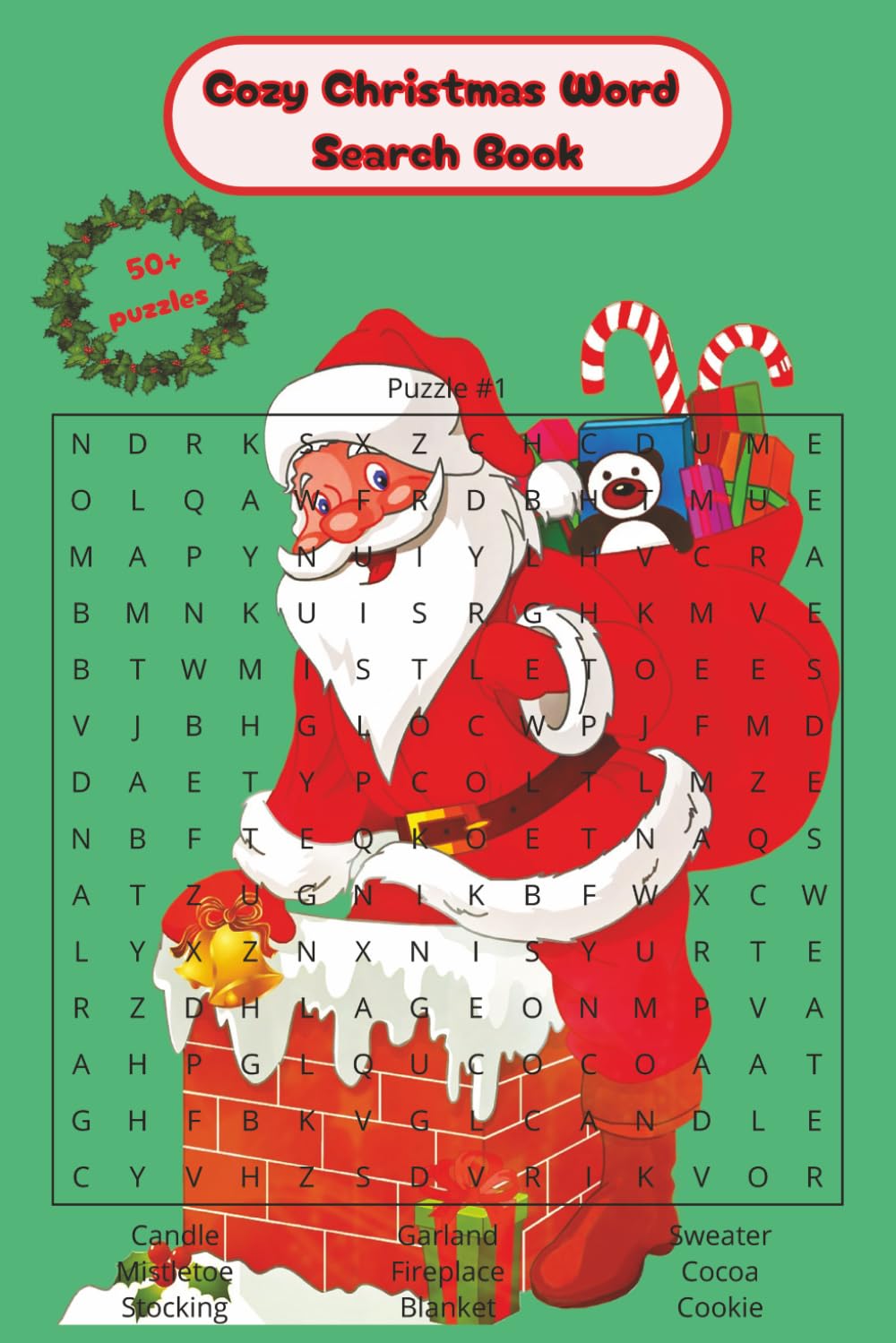 Cozy Christmas Word Search Book: A Heartwarming Collection of Holiday Word Searches for All Ages | A Cozy Christmas Puzzle Book for the Whole Family