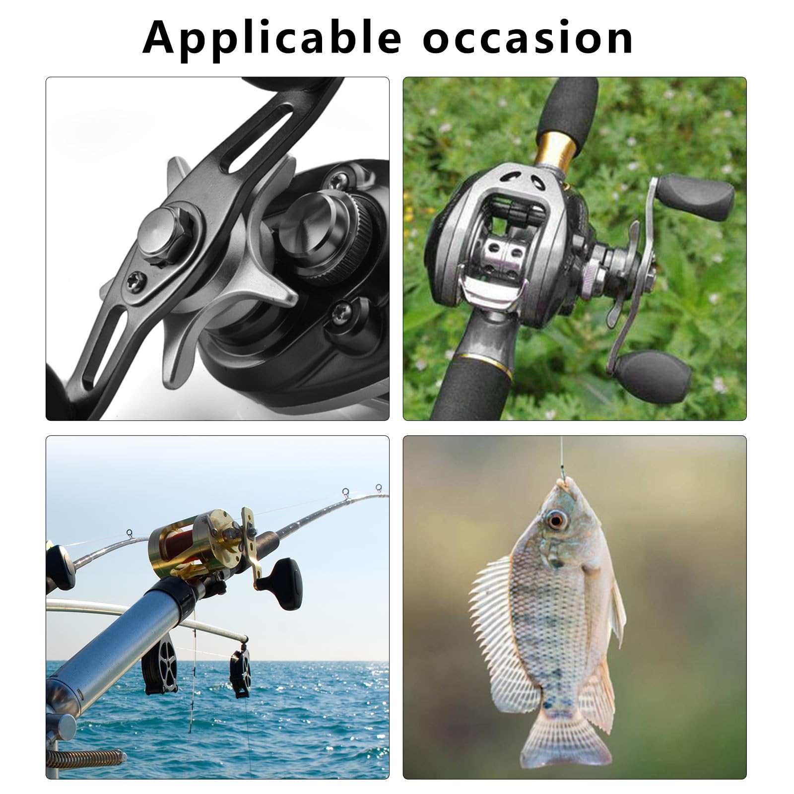 Haodream Metal 65 mm reel star drag baitcast fishing relief key drag accessories tool adjustment fishing tackle part baitcaster drag Sports & Outdoors