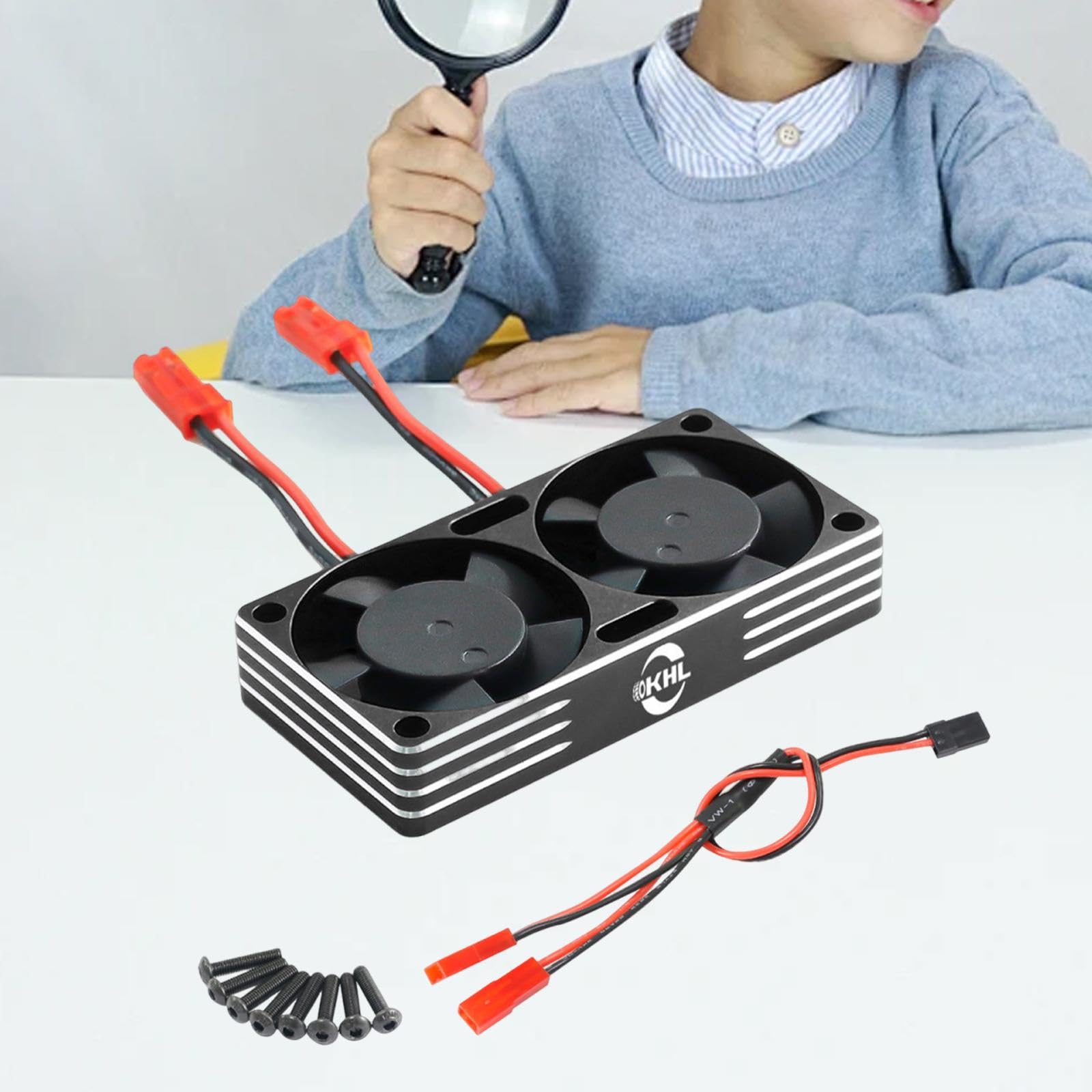 Amazon.co.jp: STARTIST ダブル RC カー モーター 冷却ファン ESC 冷却