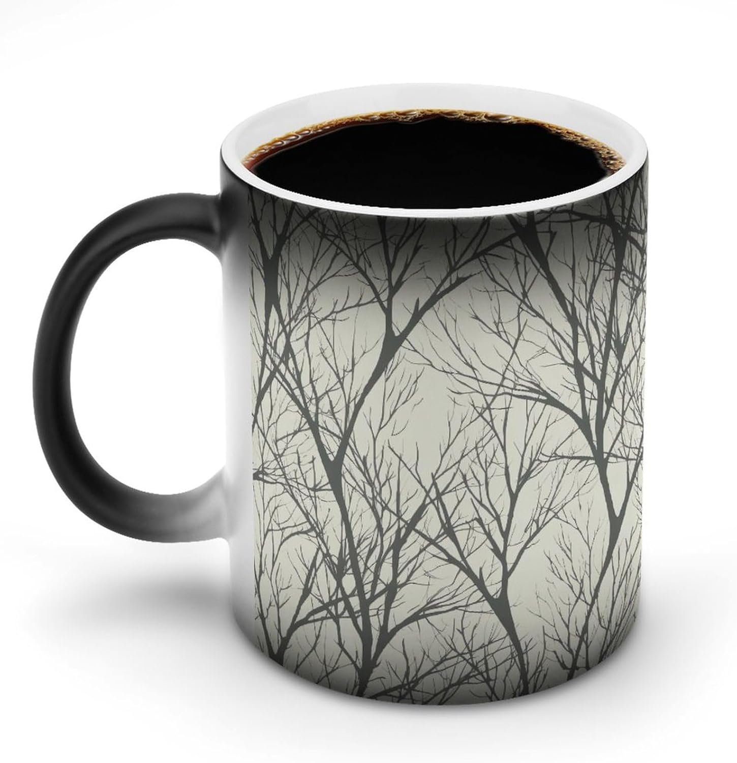 Color Changing Cups,Tree Branch Printed 11 Oz Ceramic Cups for Birthday Men Women