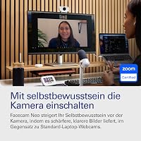 Elgato Facecam Neo Full HD webkamera adatvédelmi takaróval, 1080p60, HDR, USB-C, fehér 2